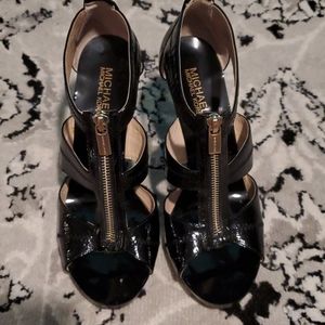 Michael Kors Berkley leather heels